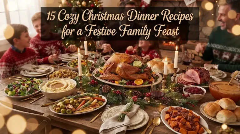 15 Cozy Christmas Dinner Recipes for a Festive Family Feast