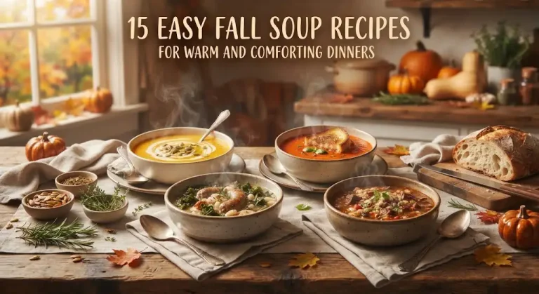 15 Easy Fall Soup Recipes for Warm and Comforting Dinners