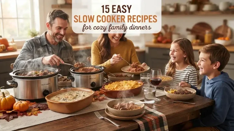 15 Easy Slow Cooker Recipes for Cozy Family Dinners